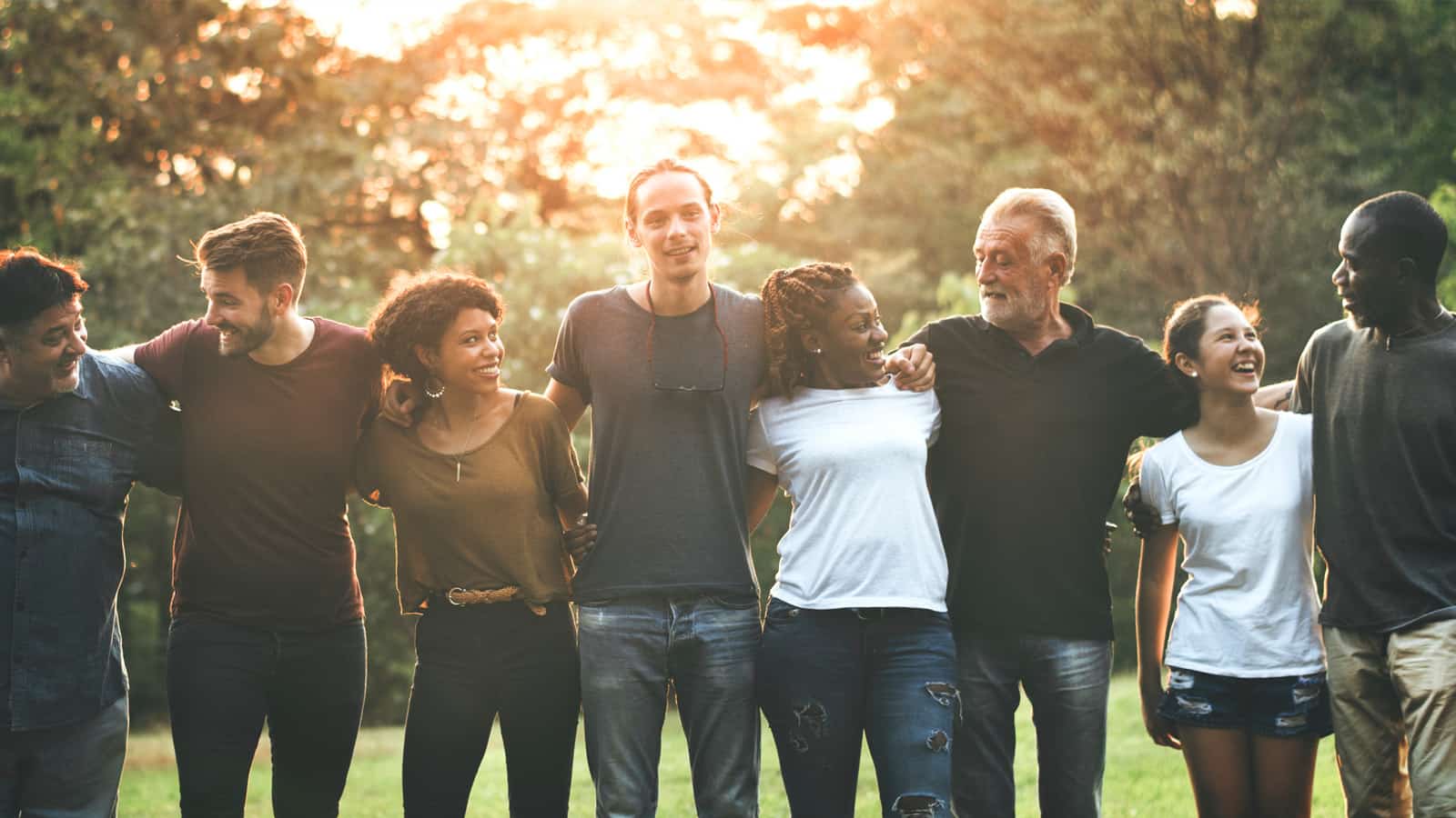 Group of people of different ages.