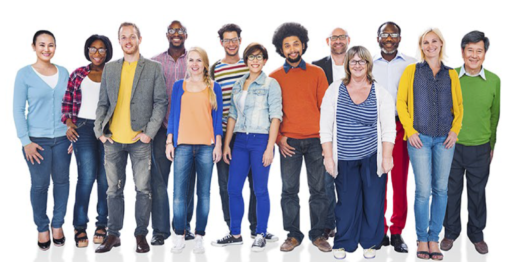 group of people standing together