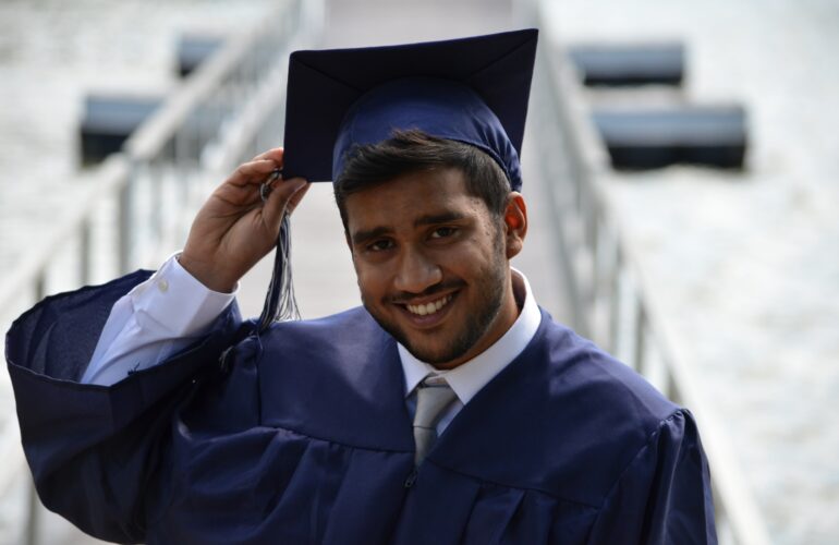Student Graduating
