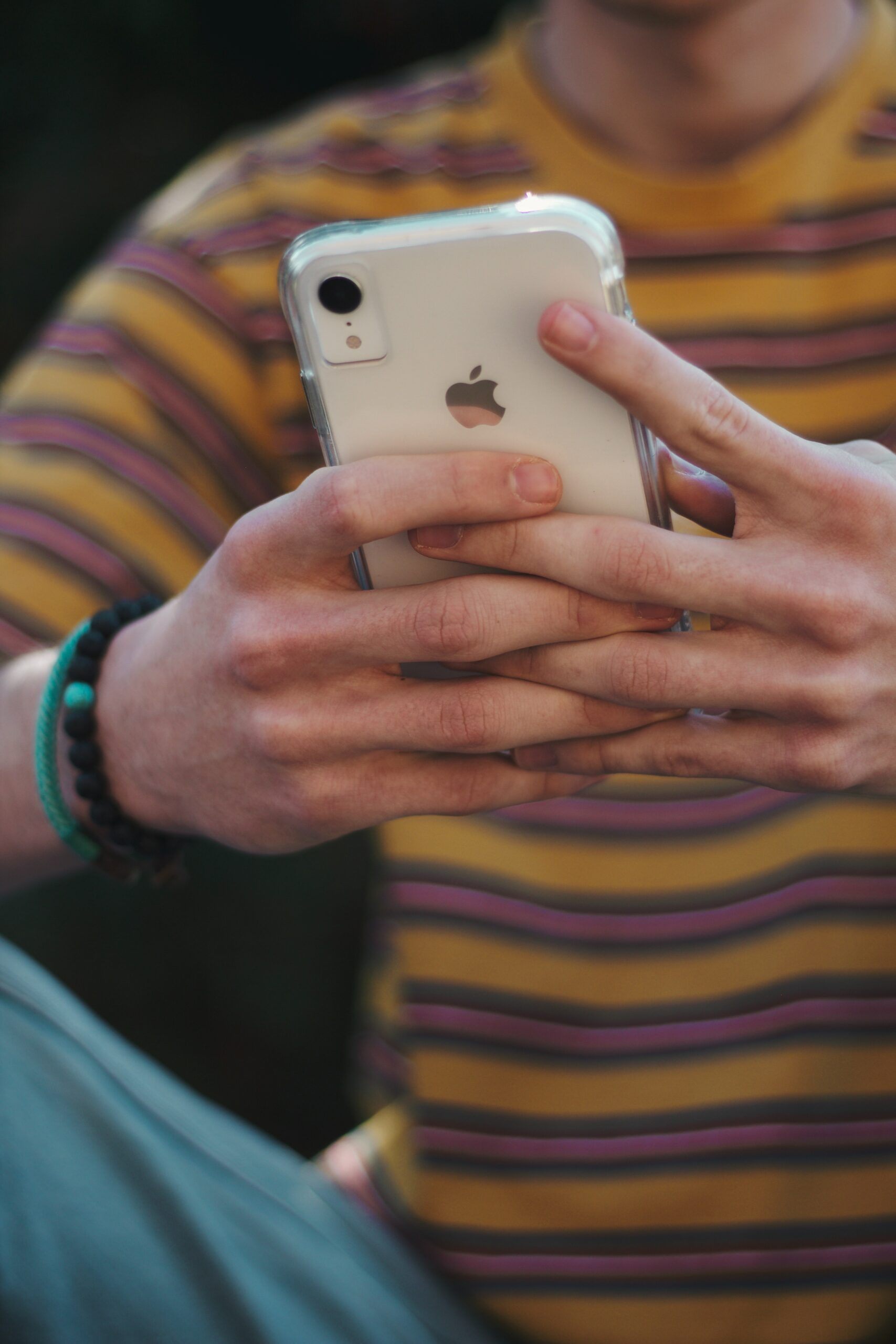 Person Using Phone