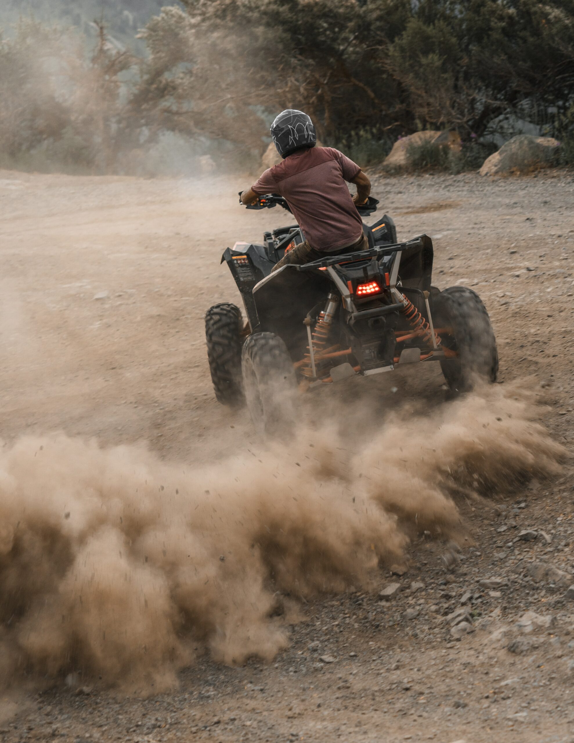 Boy Riding ATV